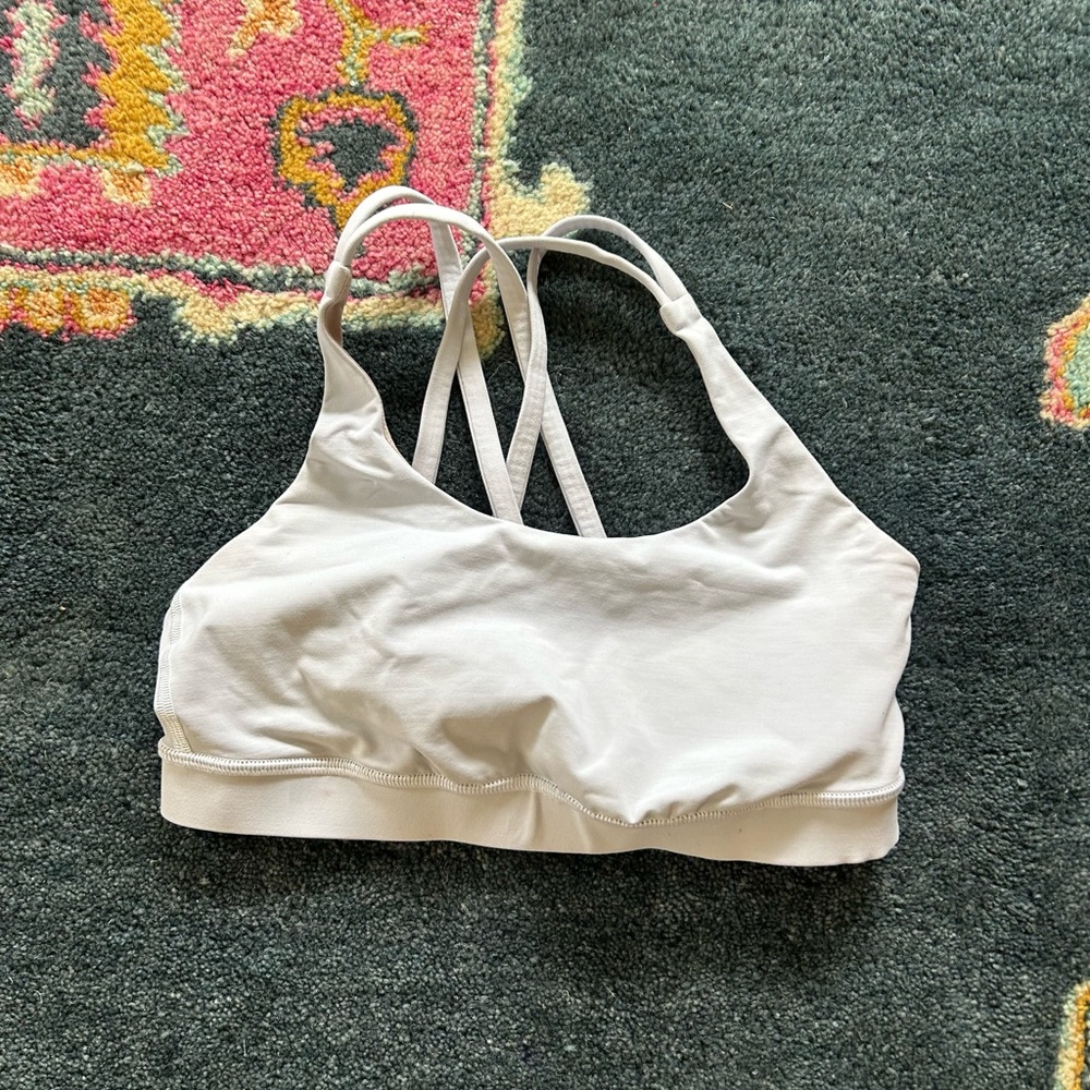 Women's Cream Strappy Bralette